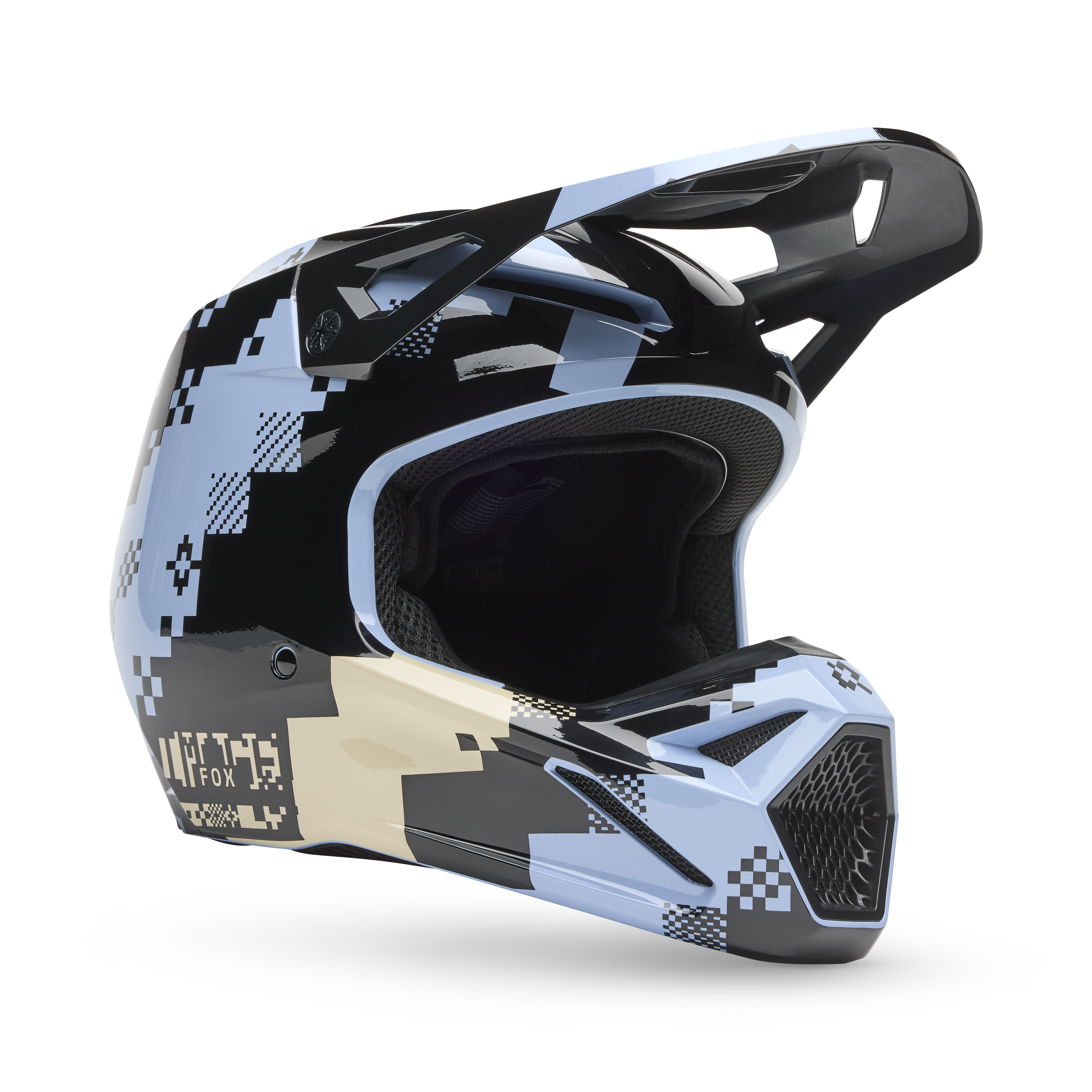 Fox Racing V1 Digi Image Helmet Light Slate S