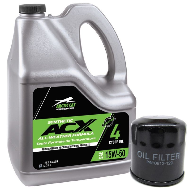 Arctic Cat Wildcat XX 15W-50 Oil Change Kit