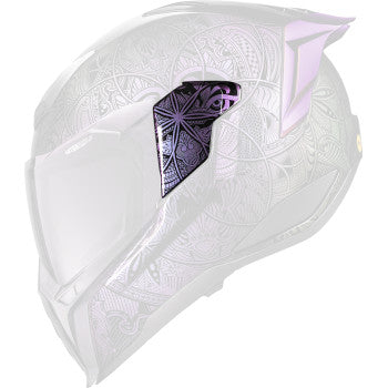 Ultraflite™ Helmet Side Plates — Opal Mandala by ICON