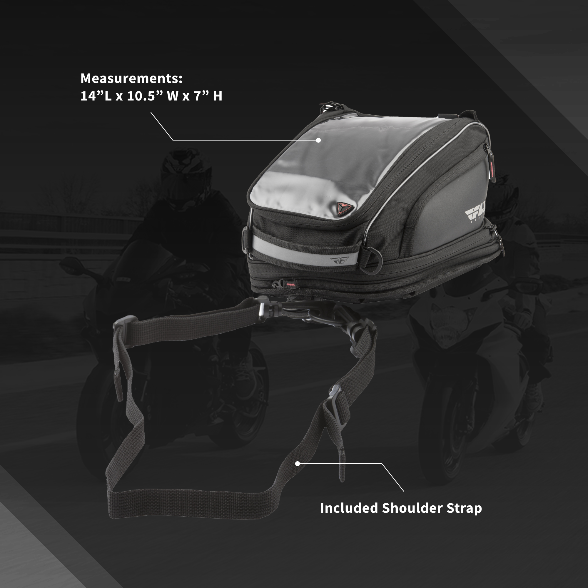 Fly Racing Medium Tank Bag