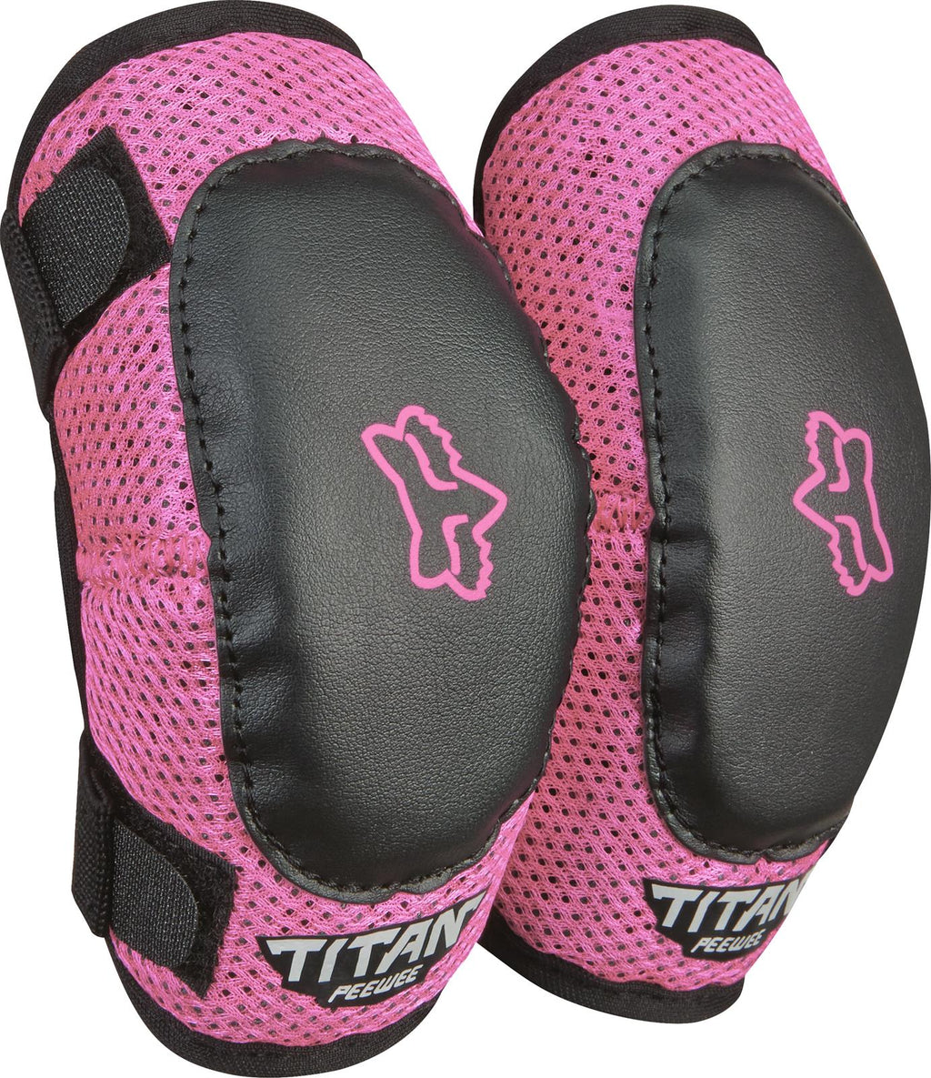 Fox Racing Titan PeeWee Elbow Guards | Black/Pink