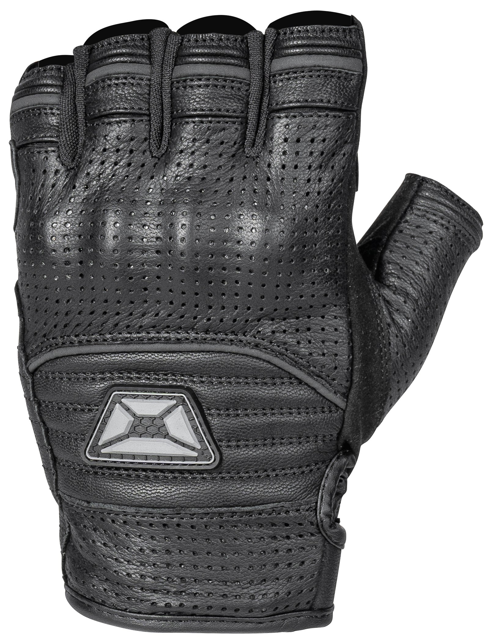 FLIP OFF ARMORED FINGERLESS GLOVES