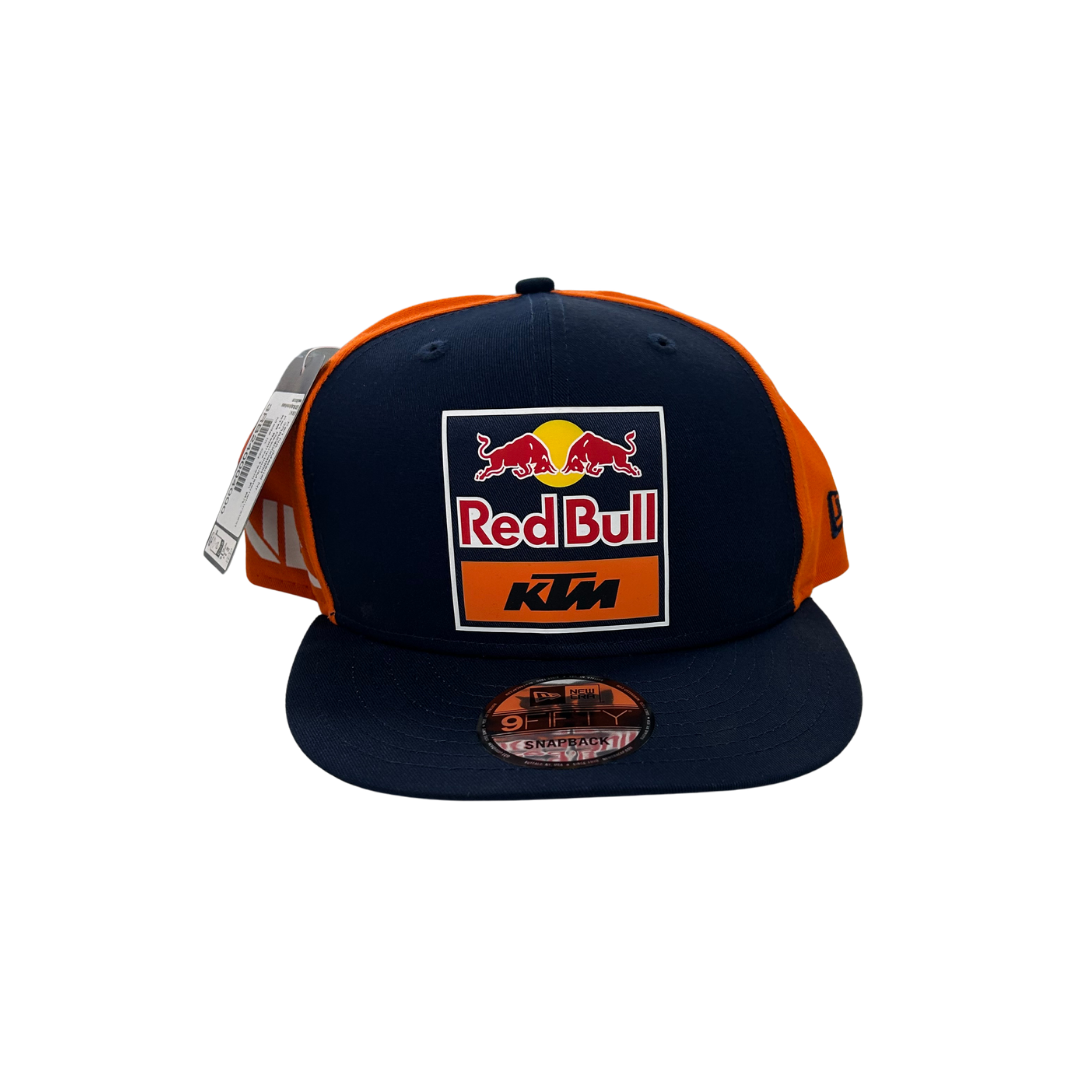 KTM Red Bull Replica Team Flat Bill Cap – Navy/Orange