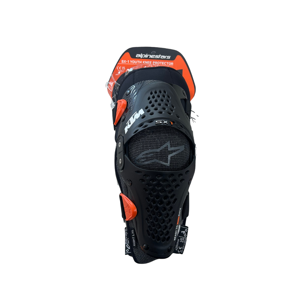 KTM SX-1 Youth Knee Protectors – Black | L/XL