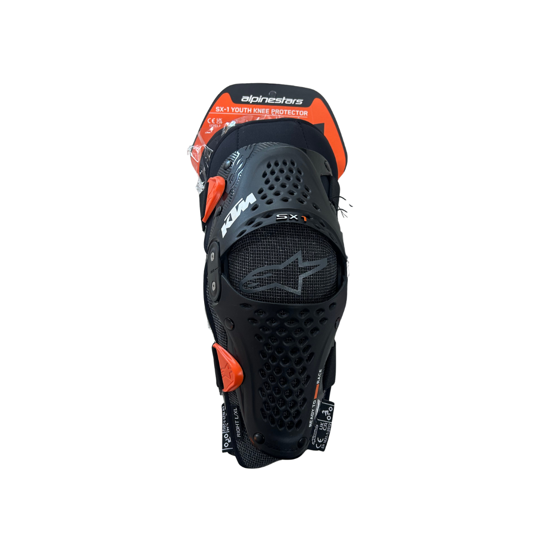 KTM SX-1 Youth Knee Protectors – Black | L/XL