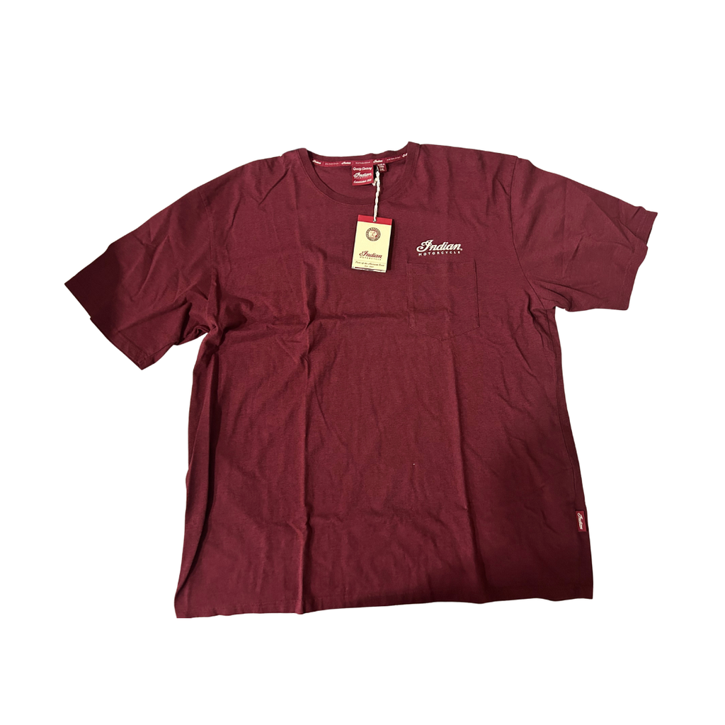 Indian Motorcycle Men’s Motorcycle Tee – Red