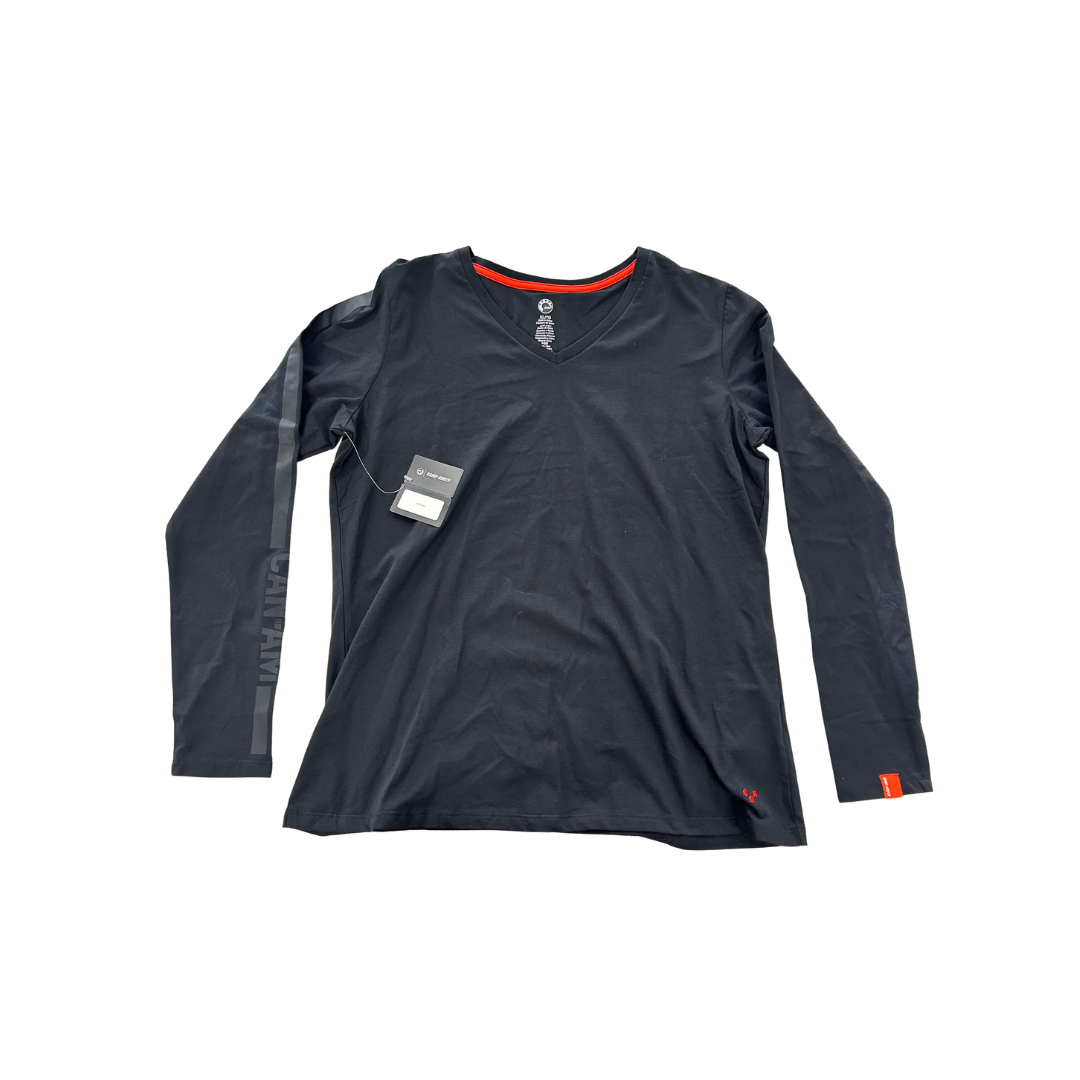 Can-Am Women’s Jess Long-Sleeve T-Shirt – Black