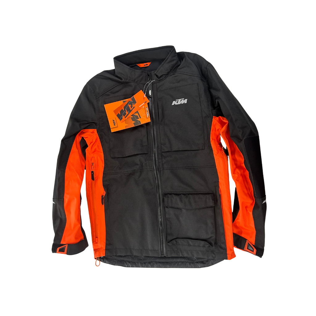 KTM Racetech Waterproof Off-Road Jacket – Black/Orange