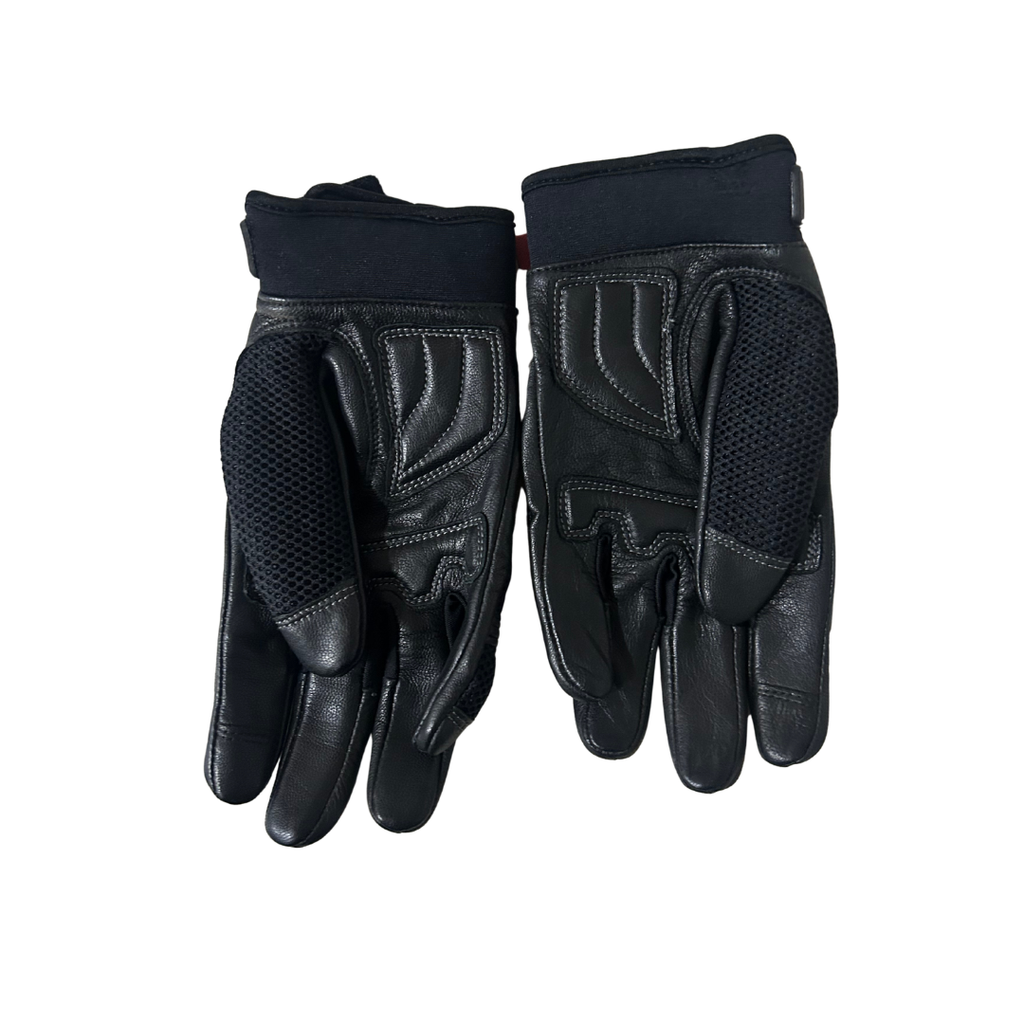 Indian Motorcycle Men's Mesh 2 Riding Glove in Black | Medium