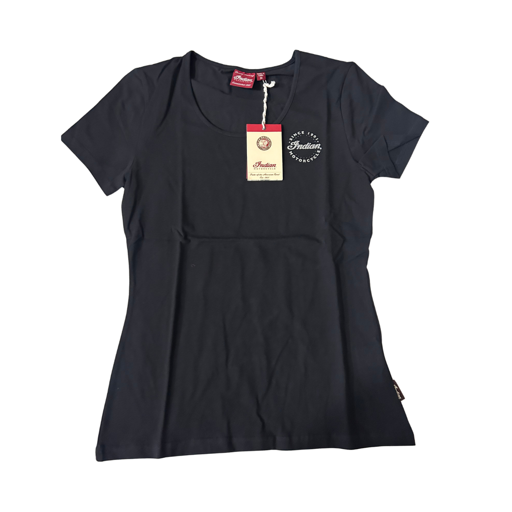 Indian Motorcycle Women’s Diamante T-Shirt – Black
