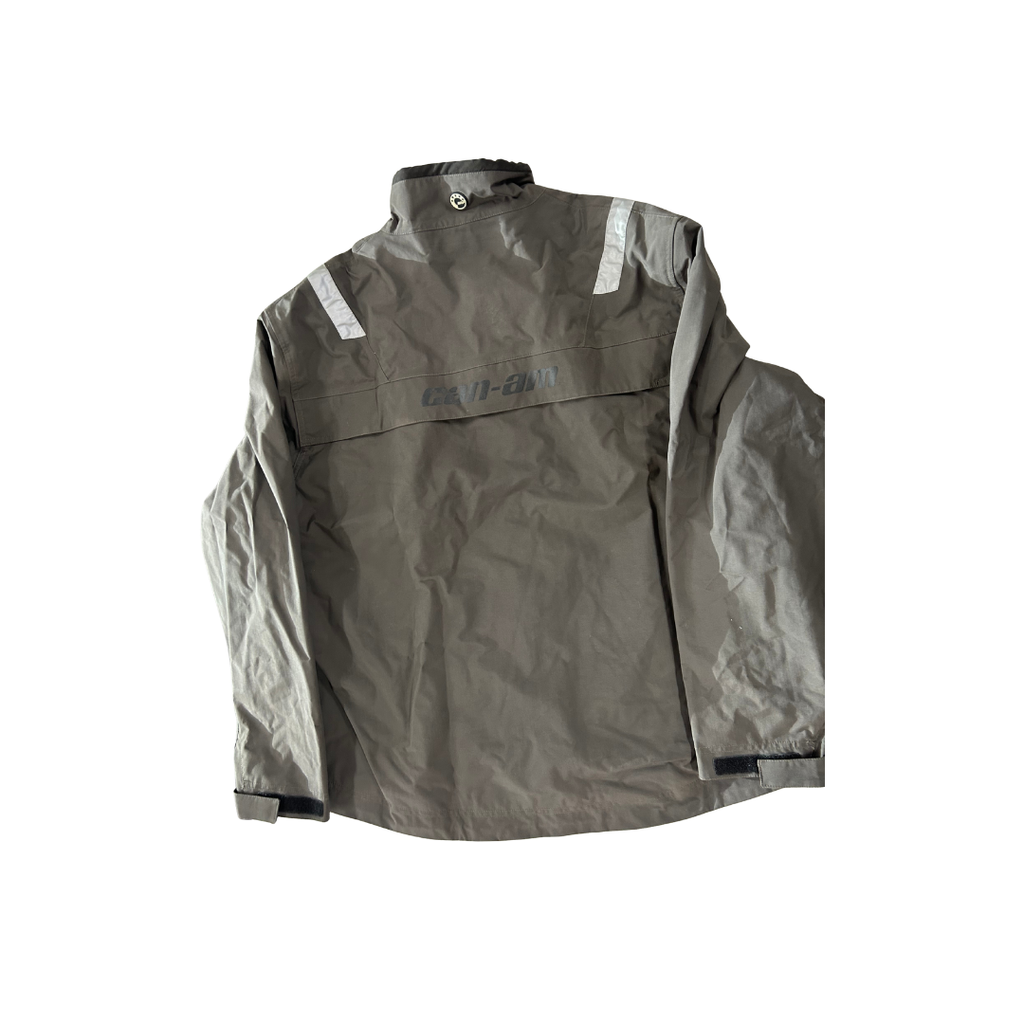 Vintage Can-Am Men’s Bayou Waterproof Jacket – Charcoal Gray – 2XL