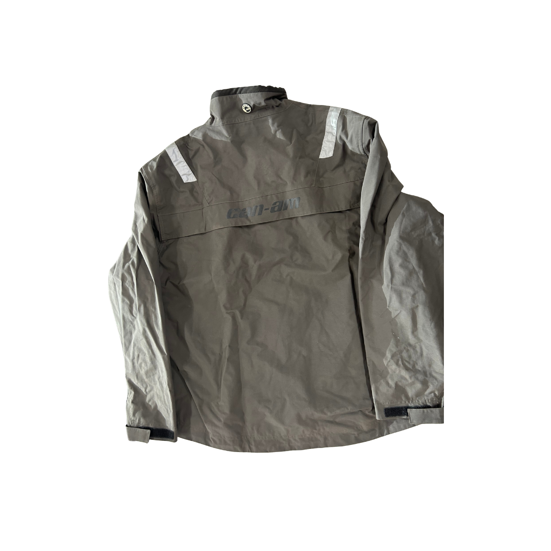 Vintage Can-Am Men’s Bayou Waterproof Jacket – Charcoal Gray – 2XL