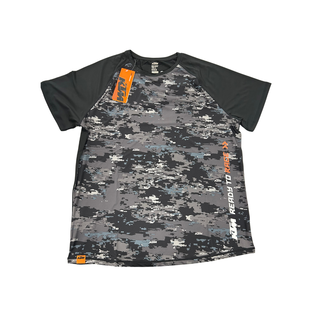 KTM Emphasis Performance T-Shirt – Black/Gray | XL