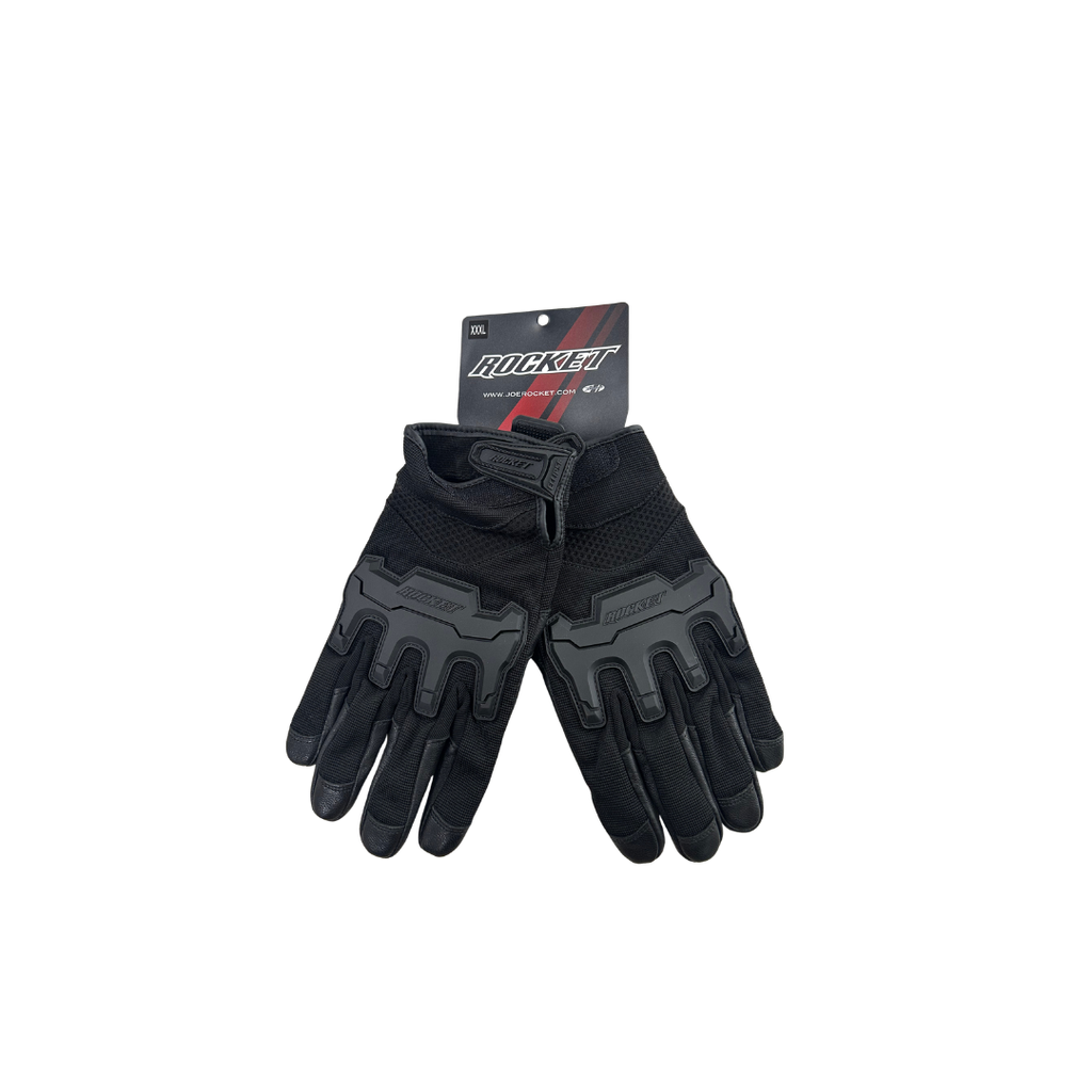 Joe Rocket Men’s Eclipse Motorcycle Gloves – Black | 3XL