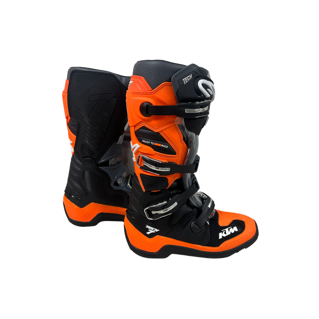KTM Tech 7 EXC Boots by Alpinestars – Black – US Men's Size 7 / EU 40.5