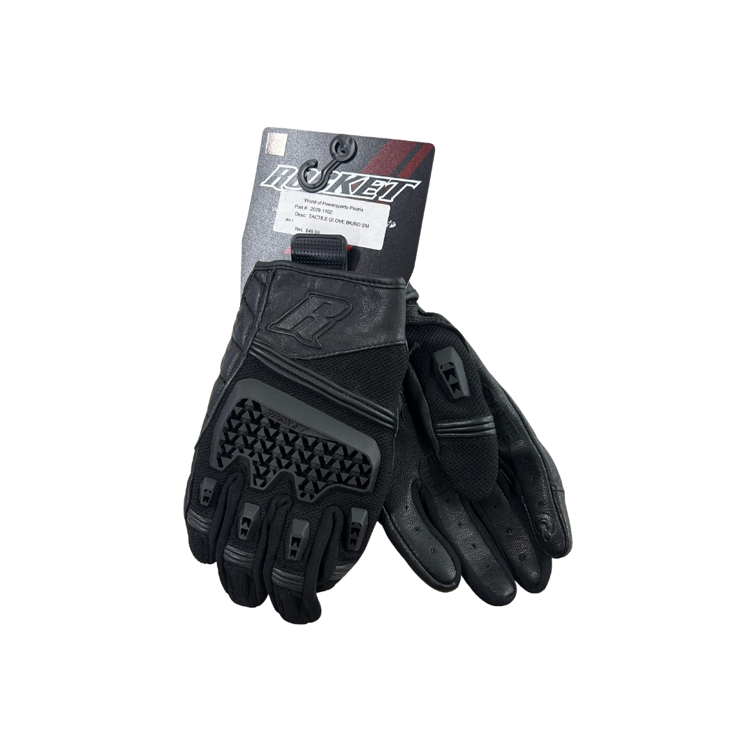 Joe Rocket Tactile Mesh Motorcycle Gloves – Black
