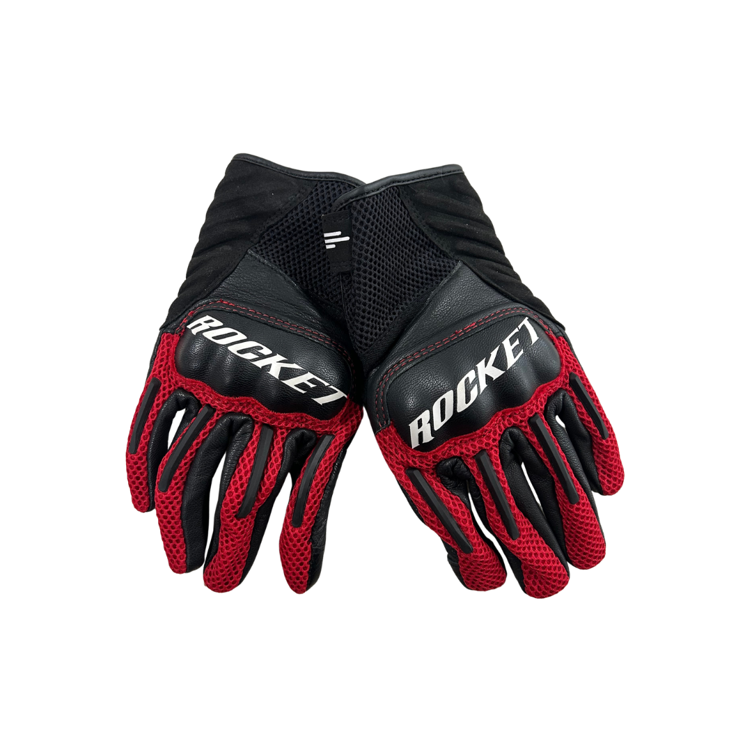 Joe Rocket Optic Mesh Motorcycle Gloves – Red/Black | Small