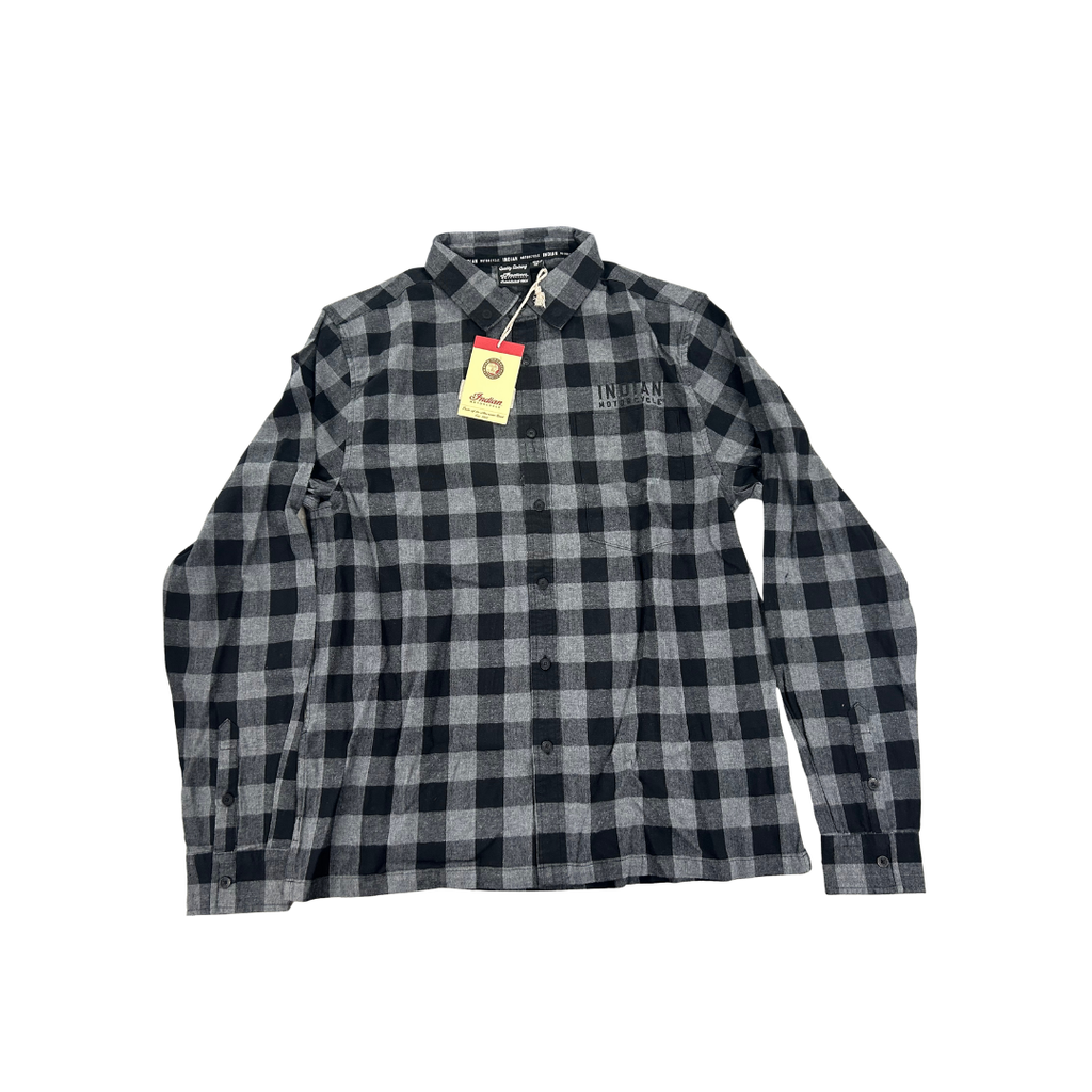 Indian Motorcycle Men’s Heritage Plaid Shirt | Medium