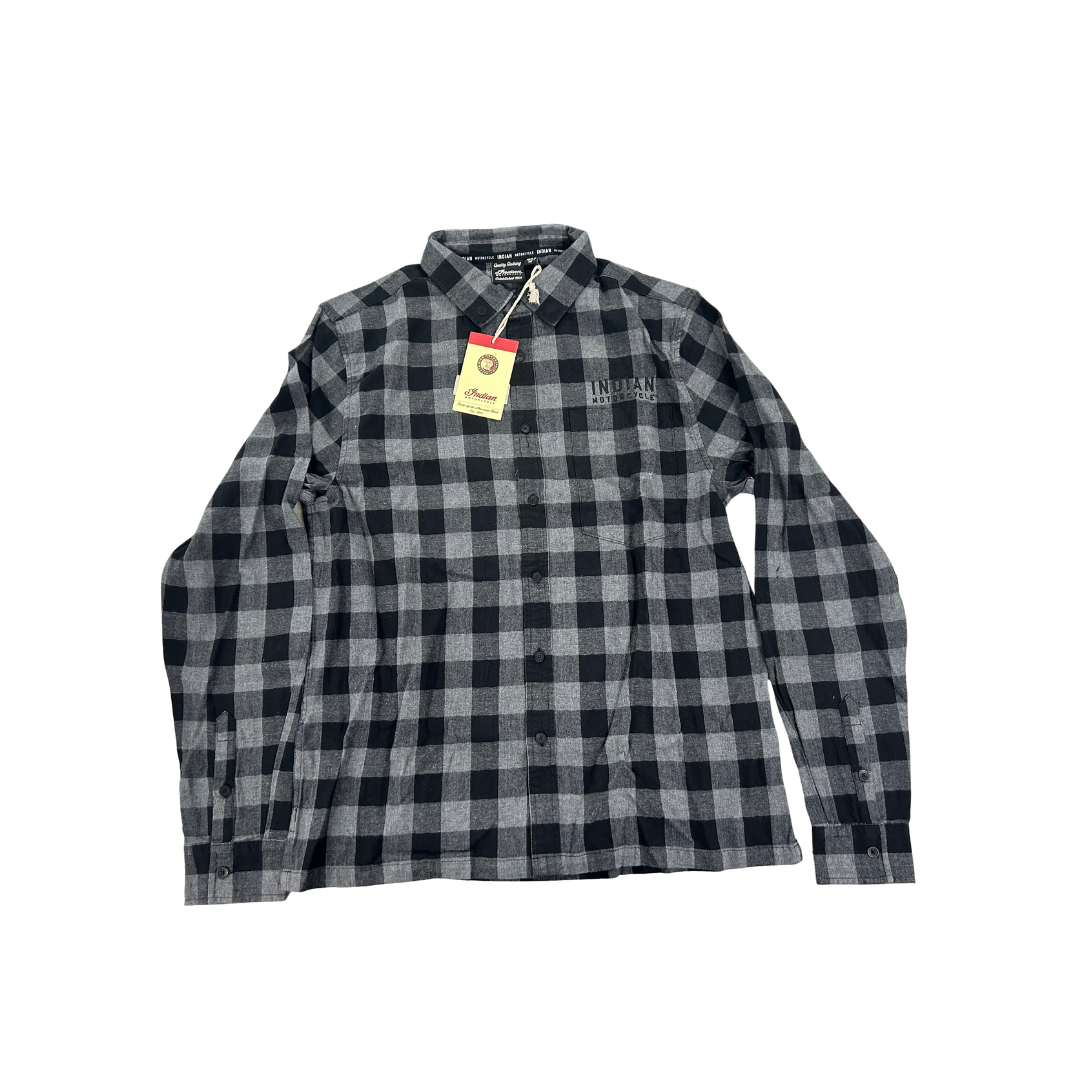 Indian Motorcycle Men’s Heritage Plaid Shirt | Medium
