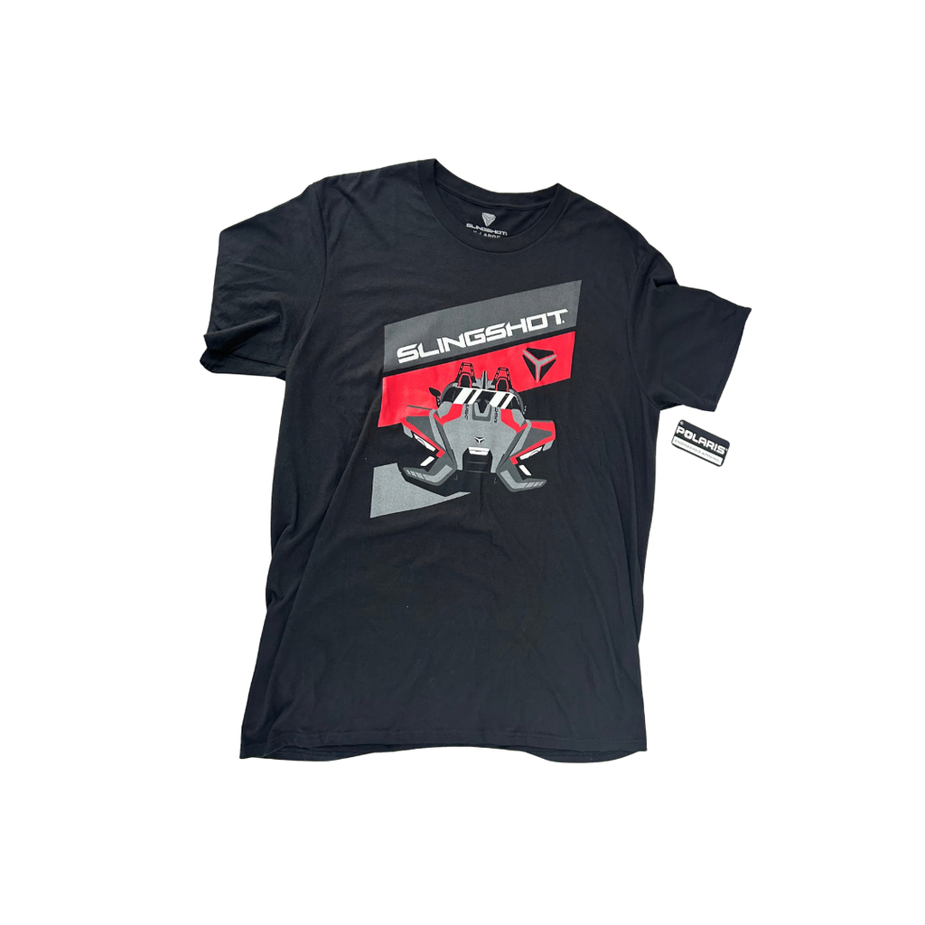 Polaris Men's Short-Sleeve Adventure Tee – Black | XL