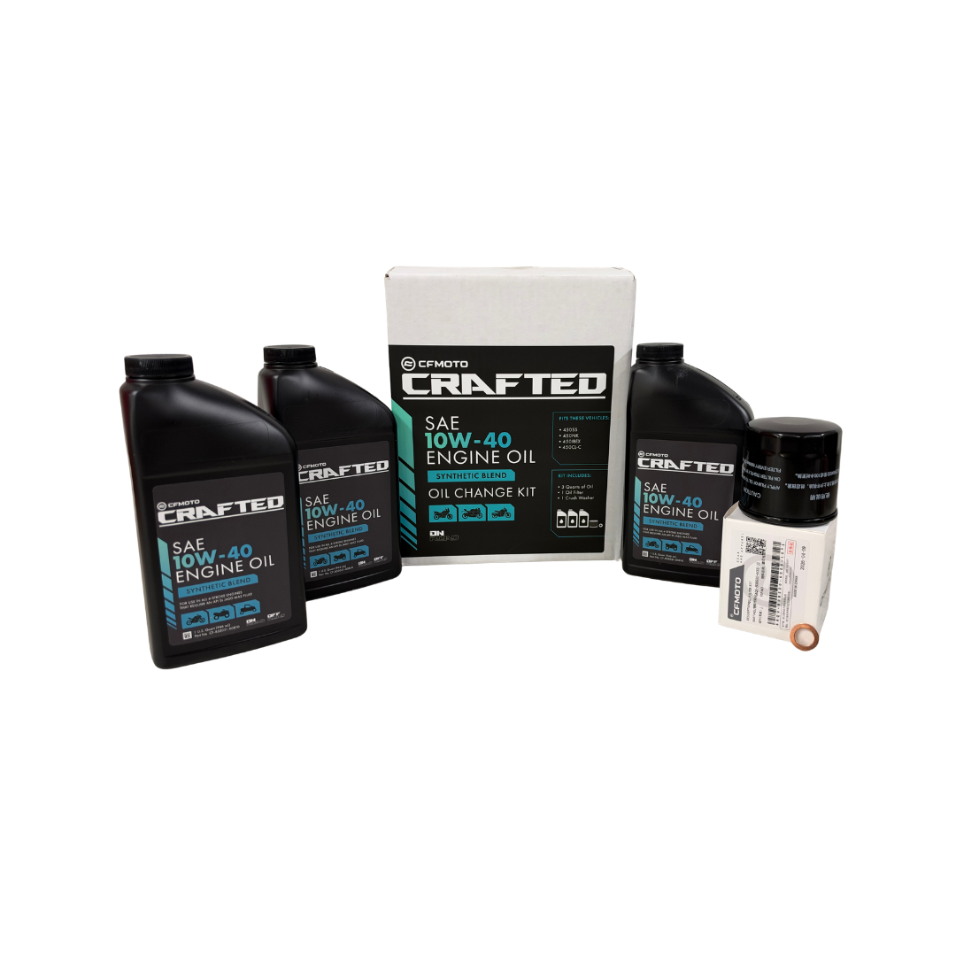 CFMOTO 10W-40 Oil Change Kit for 450SS, 450NK, 450CL-C & IBEX 450 | CF-852021-00814