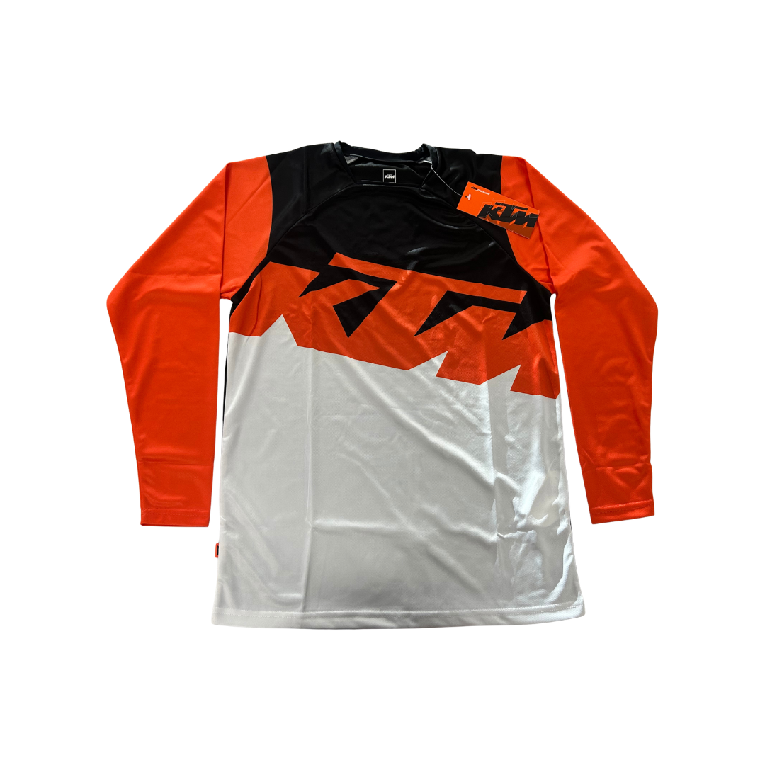 KTM Pounce Motocross Jersey – Orange/Black/White