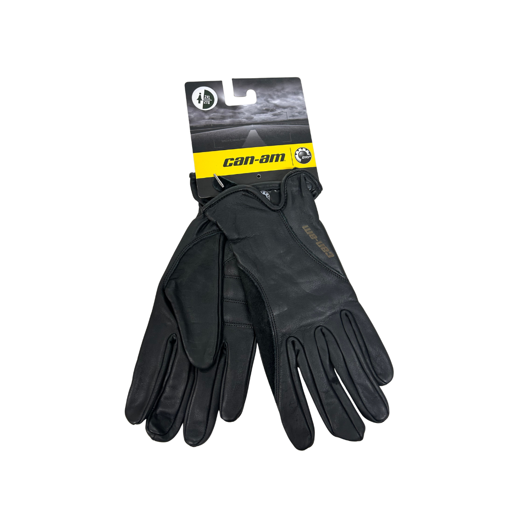 Can-Am Women’s Veronica Leather Riding Gloves – Black
