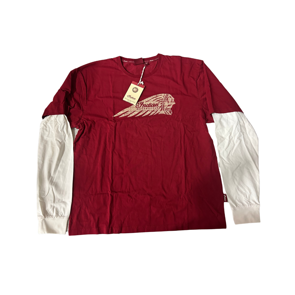 Indian Motorcycle Men’s Red Graphic T-Shirt