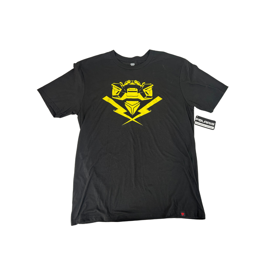 Polaris Men's Bolt Short Sleeve T-Shirt - Black
