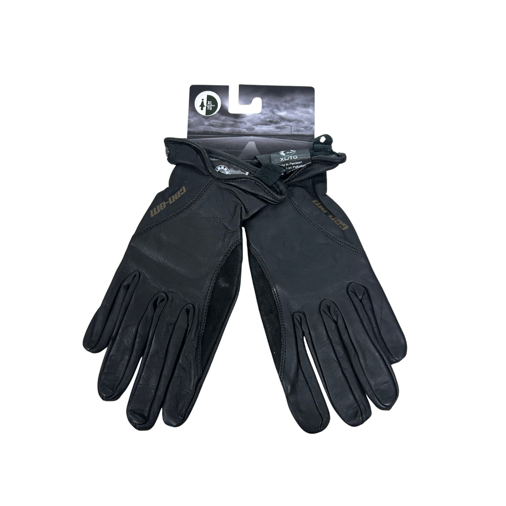 Can-Am Women’s Veronica Leather Riding Gloves – Black