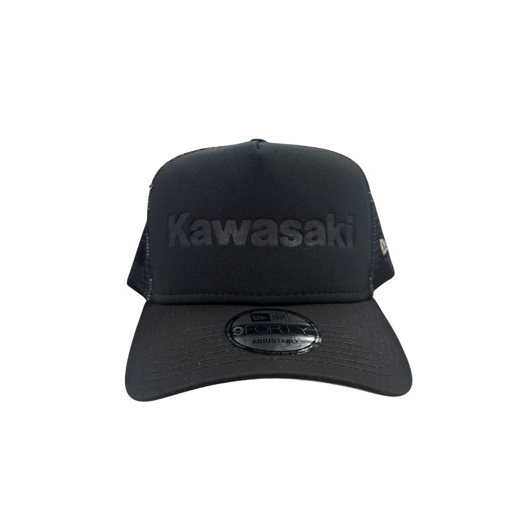 New Era 9FORTY Kawasaki Reflective Flag Cap – Black
