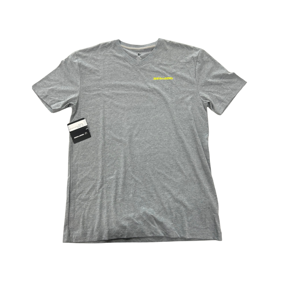 Sea-Doo Men’s Stamp T-Shirt – Gray | Medium