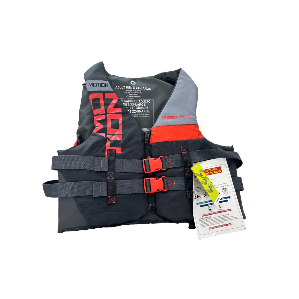 Sea-Doo Men’s Motion PFD Life Jacket – Red – 2XL