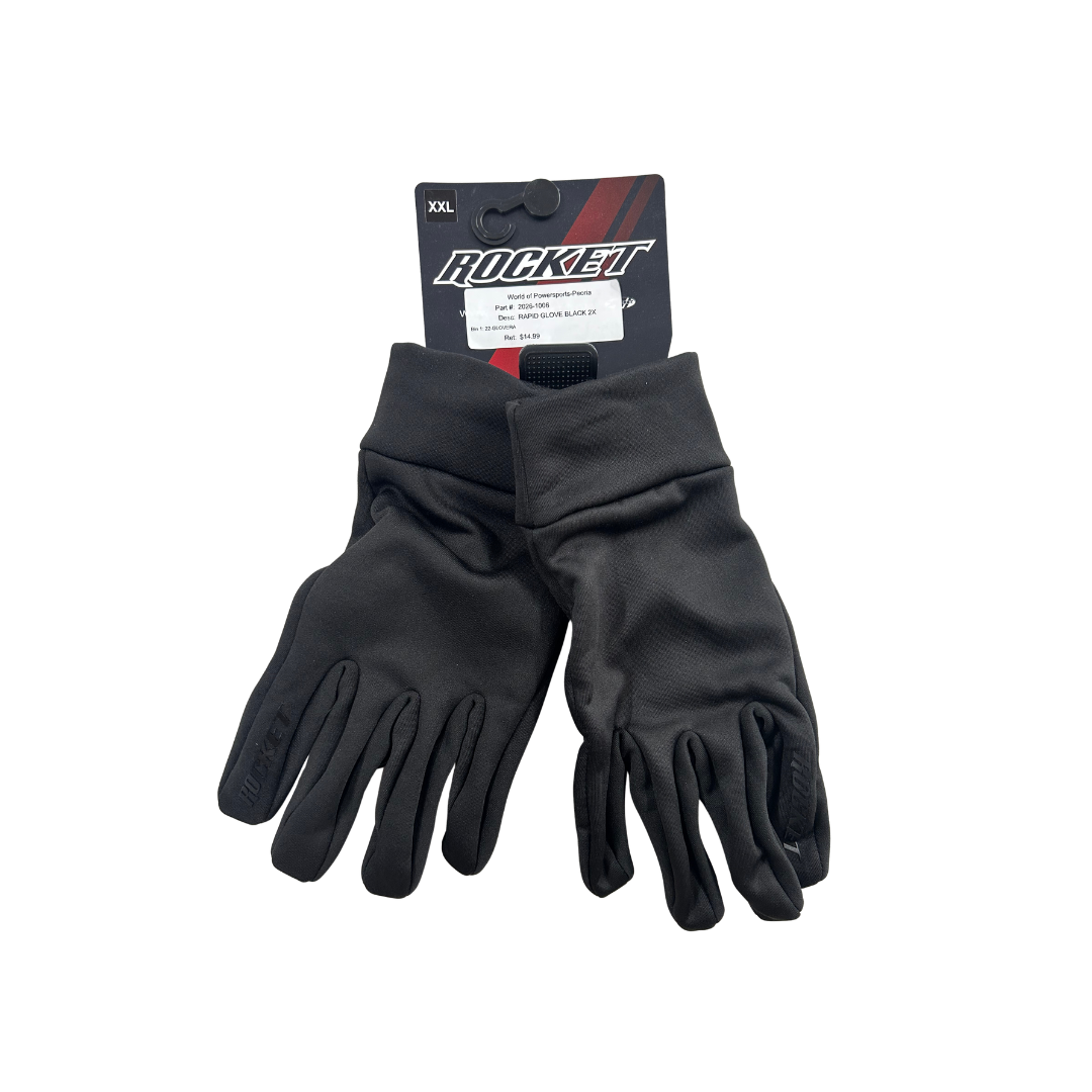 Joe Rocket Rapid Motorcycle Gloves – Black