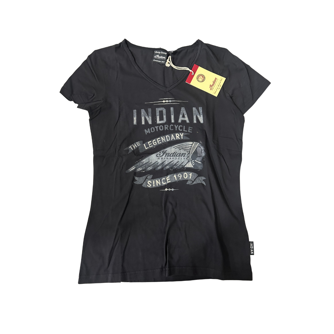 Indian Motorcycle Women’s Black T-Shirt | Small