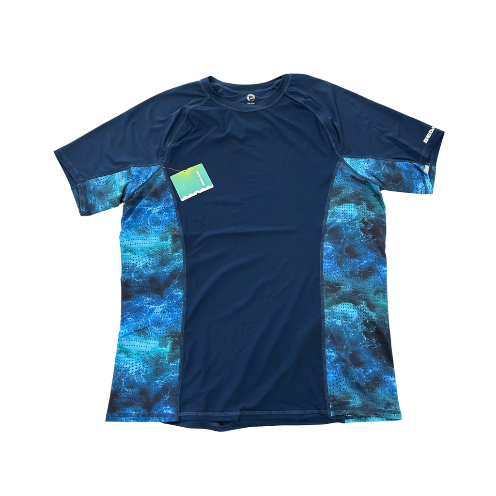 Sea-Doo Men’s Performance Short-Sleeve Rashguard – Navy
