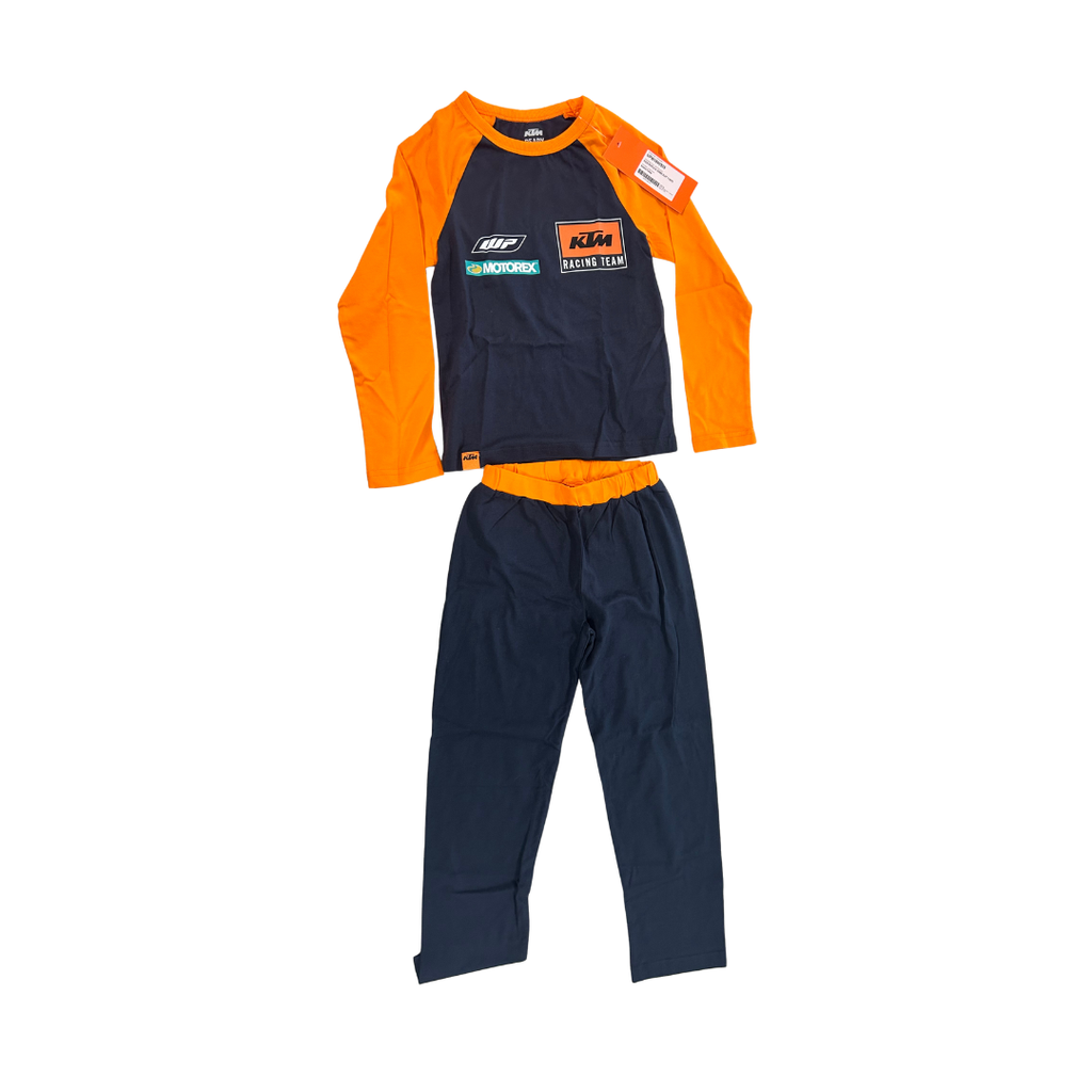 KTM Kids Replica Team Pajama Set – Navy/Orange