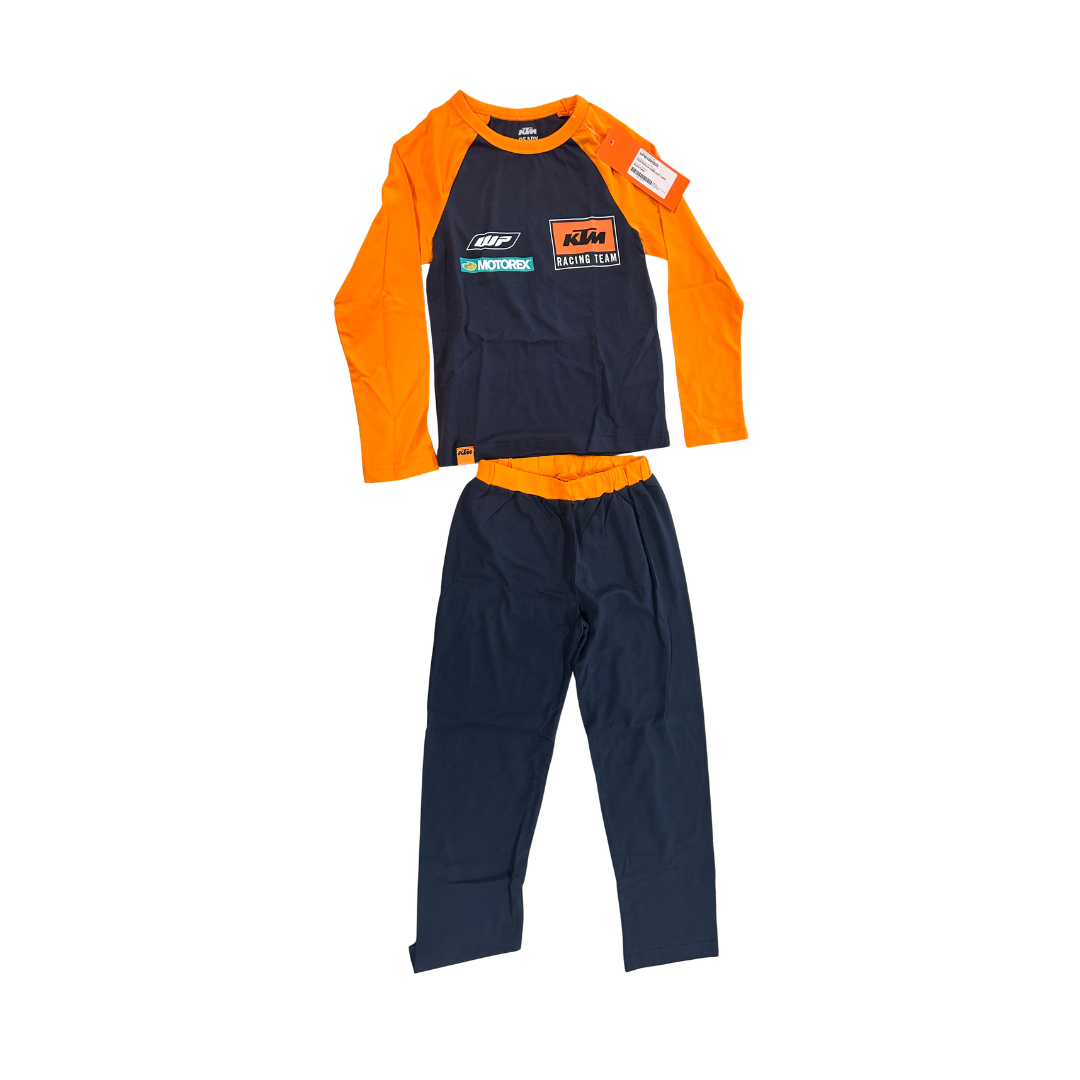 KTM Kids Replica Team Pajama Set – Navy/Orange