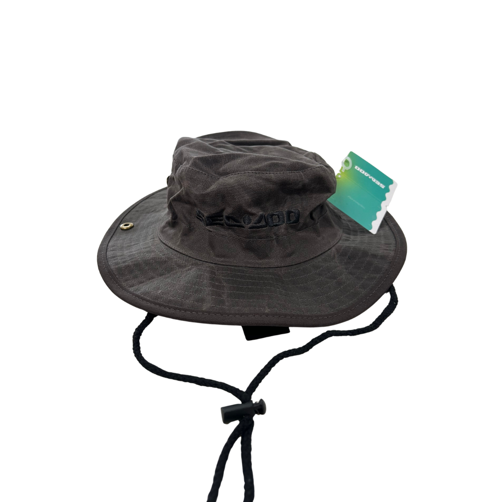 Sea-Doo Unisex Adventure Wide-Brim Hat – Brown – One Size