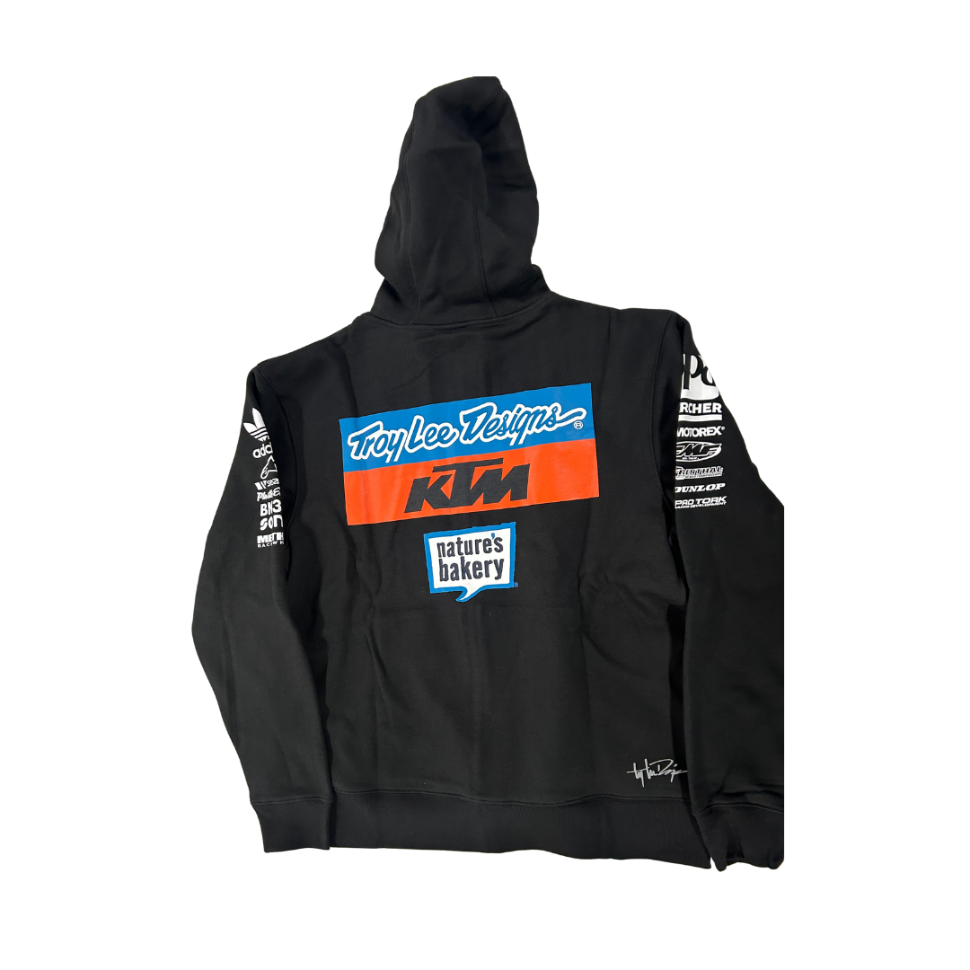 KTM Troy Lee Designs Team Zip Hoodie – Black