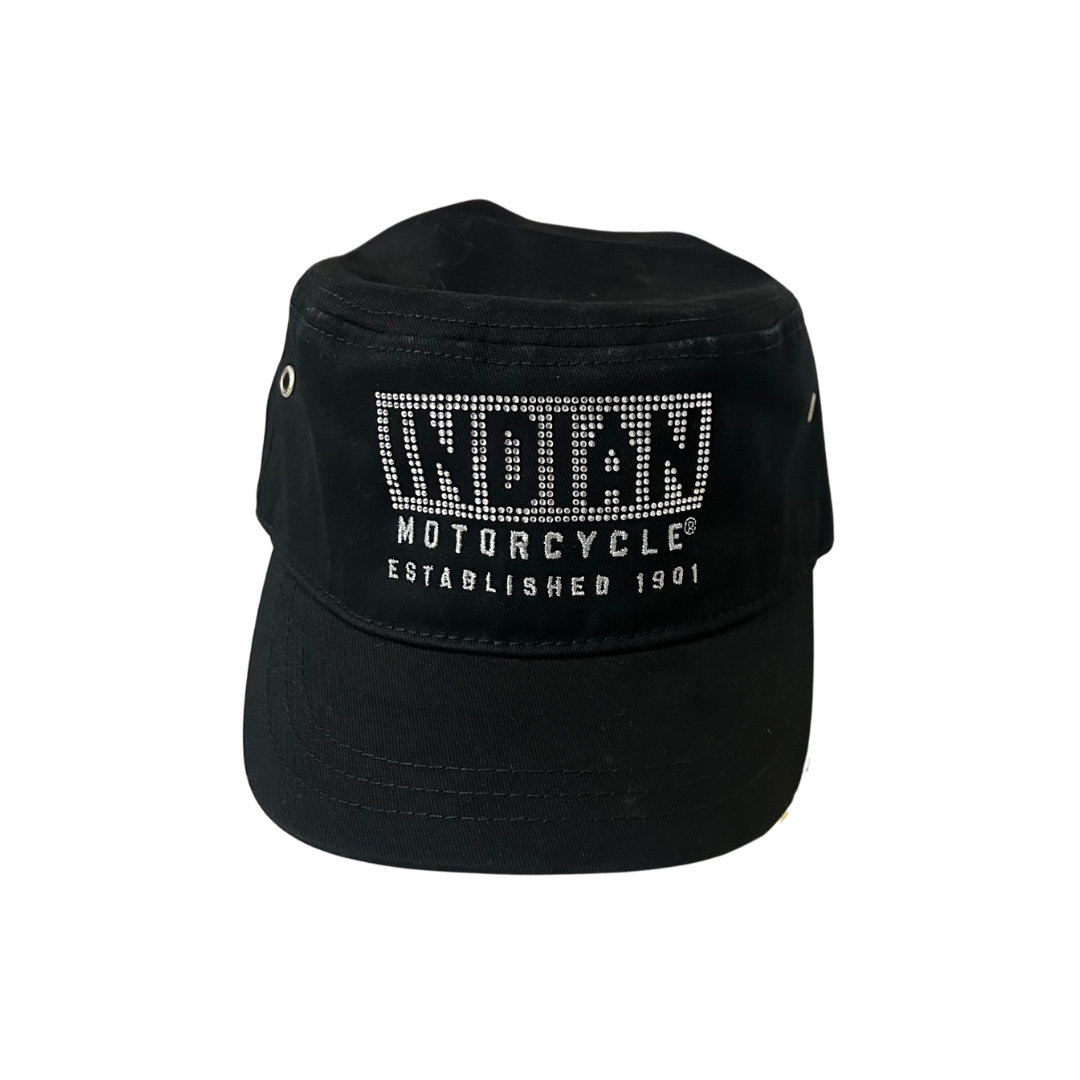 Indian Motorcycle Women’s Diamante Cap – Black