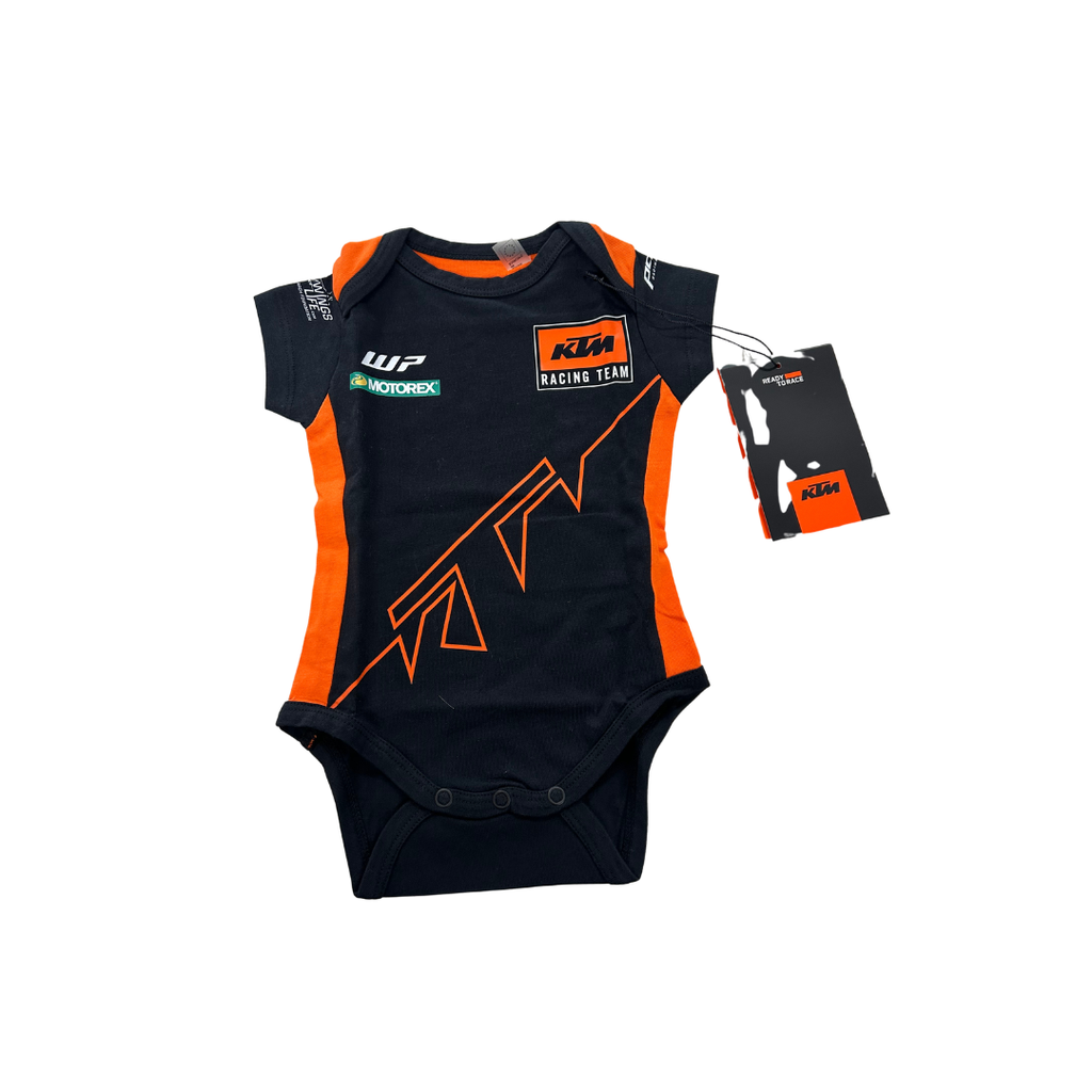 KTM Baby Team Bodysuit – Orange/Black – 0–3 Months up to 24 Months