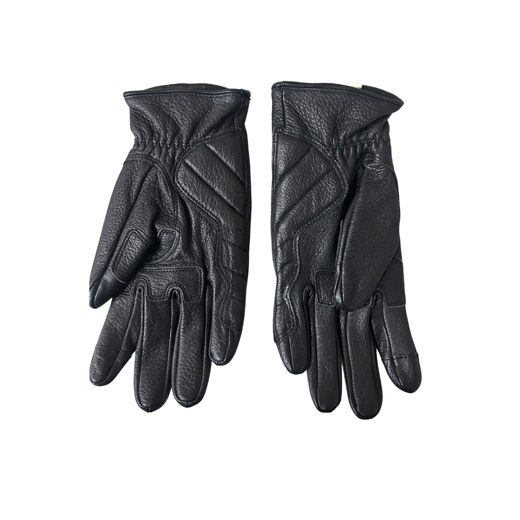 Indian Motorcycle Men's Classic Glove 2 CE Leather Riding Gloves Black | XL