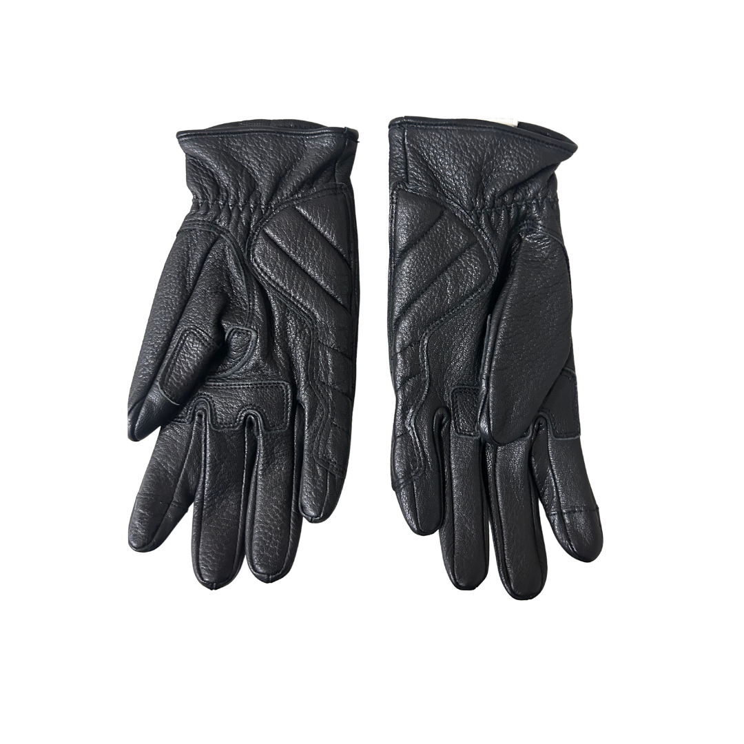 Indian Motorcycle Men's Classic Glove 2 CE Leather Riding Gloves Black | XL