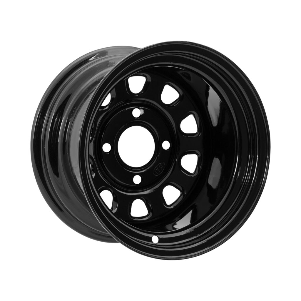 ITP Delta 12x7 Black Steel ATV/UTV Wheel 4/110 4+3 Offset | 57-9239