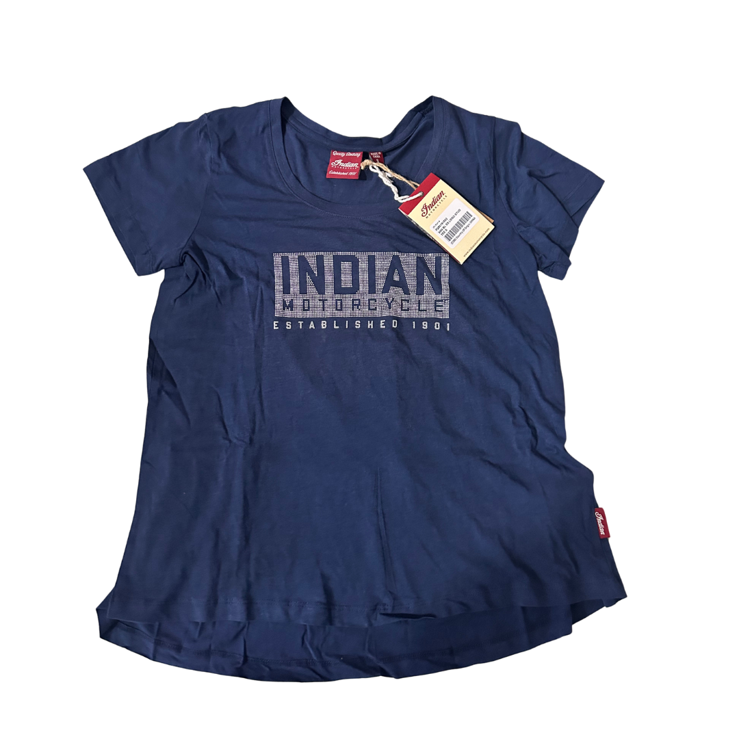 Indian Motorcycle Women’s Navy T-Shirt