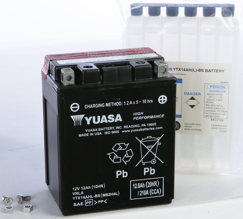 BATTERY YTX14AHL-BS MAINTENANCE FREE by YUASA