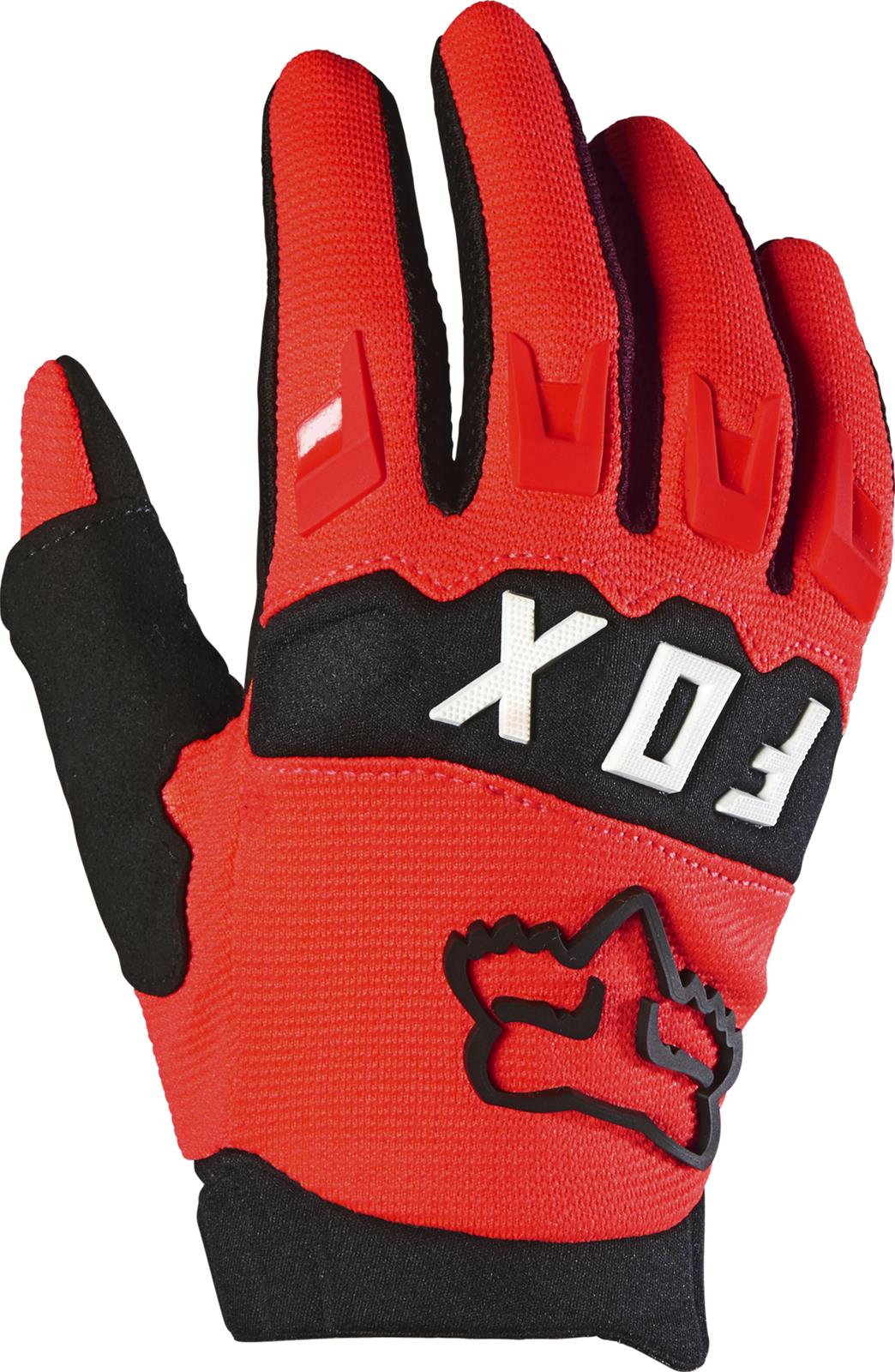Fox Racing Youth Dirtpaw Motocross Gloves - Flo Red