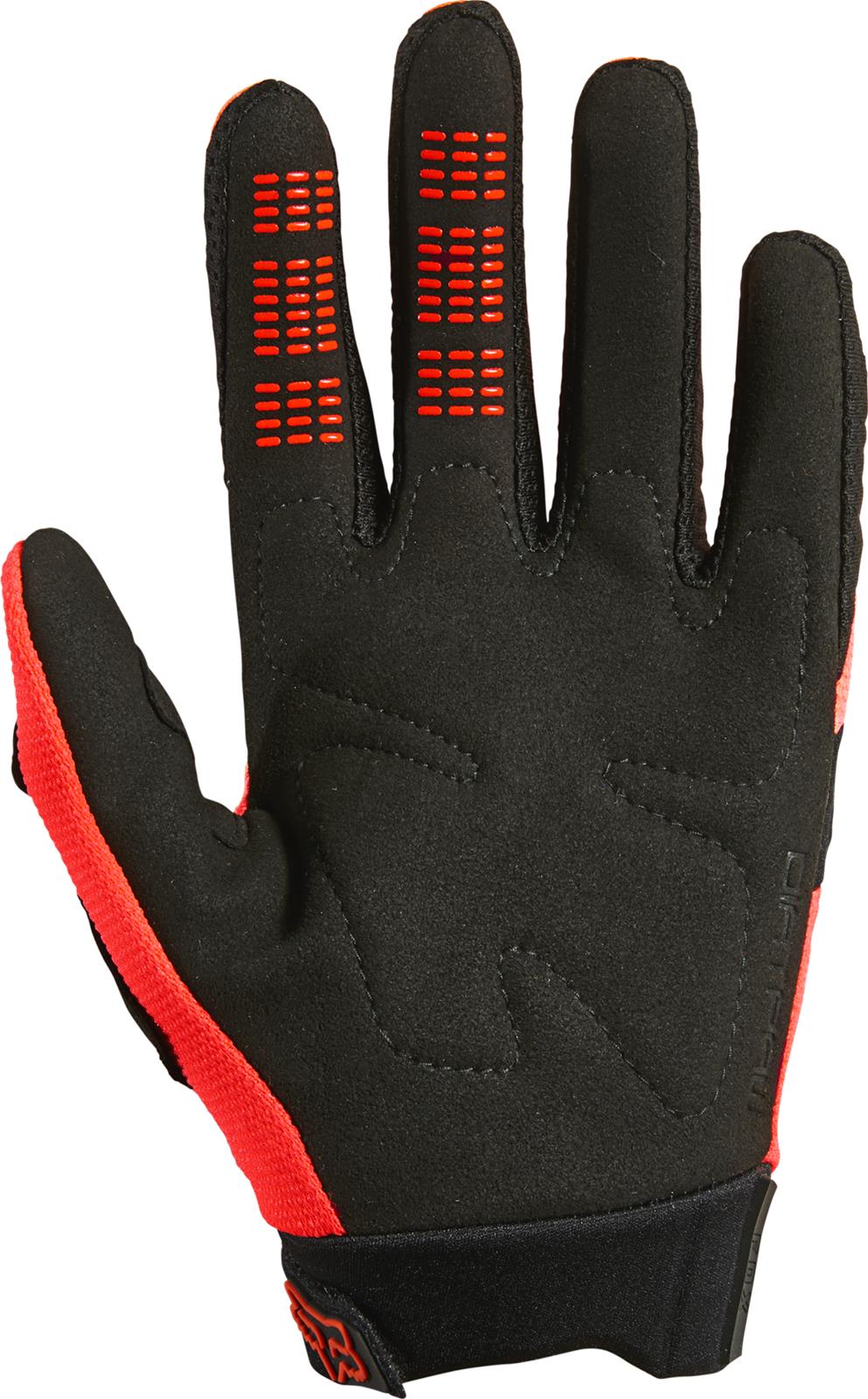 Fox Racing Youth Dirtpaw Motocross Gloves - Flo Red