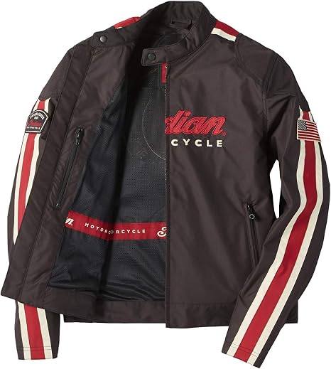 Indian Motorcycle Men’s 1901 V2 Textile Jacket Black